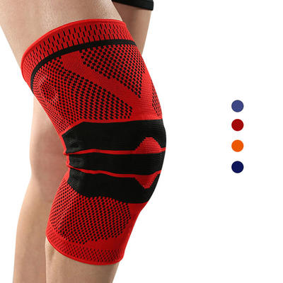 Copper Plus Compression Knee Sleeve with Silicone Pads