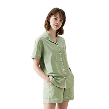 Copper Pajamas Copper Plus Antibacterial Women's Half-length Sleepwear Set