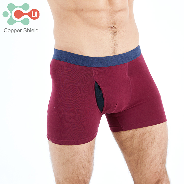 Copper Shield ODM/OEM Copper Cotton underwear Men's Boxer Shorts Briefs