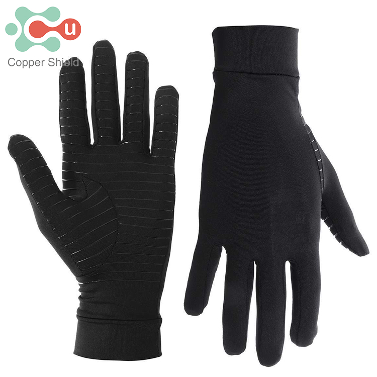 Copper Shield OEM/ODM Copper Infused Compression Pain Relief Antibacterial Anti-Odor Arthritis Gloves